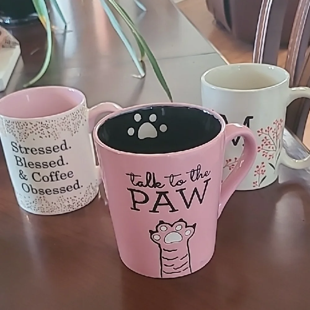Pink Paw Print Mug - Picture 7 of 9